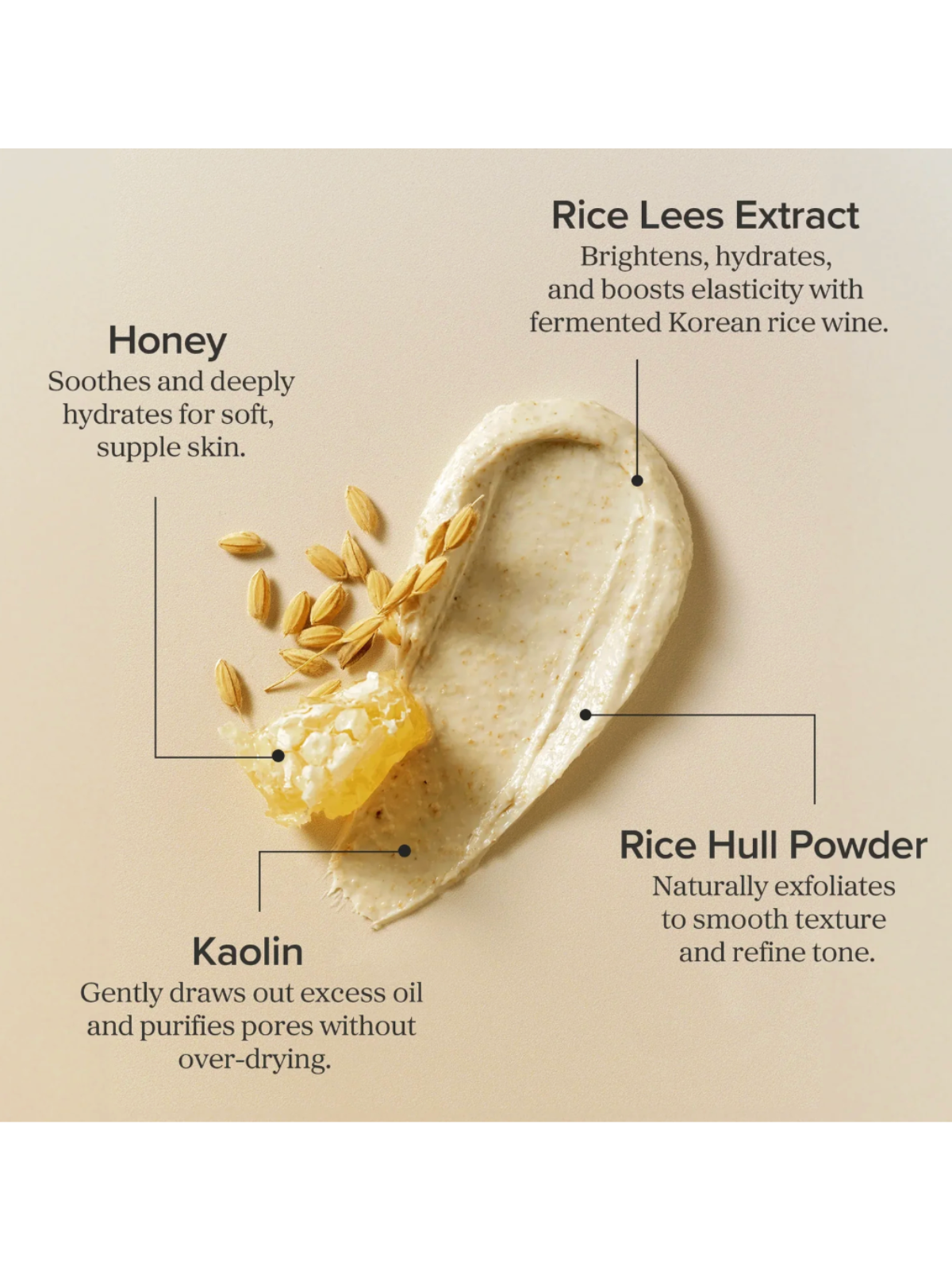 Ground Rice and Honey Glow Mask