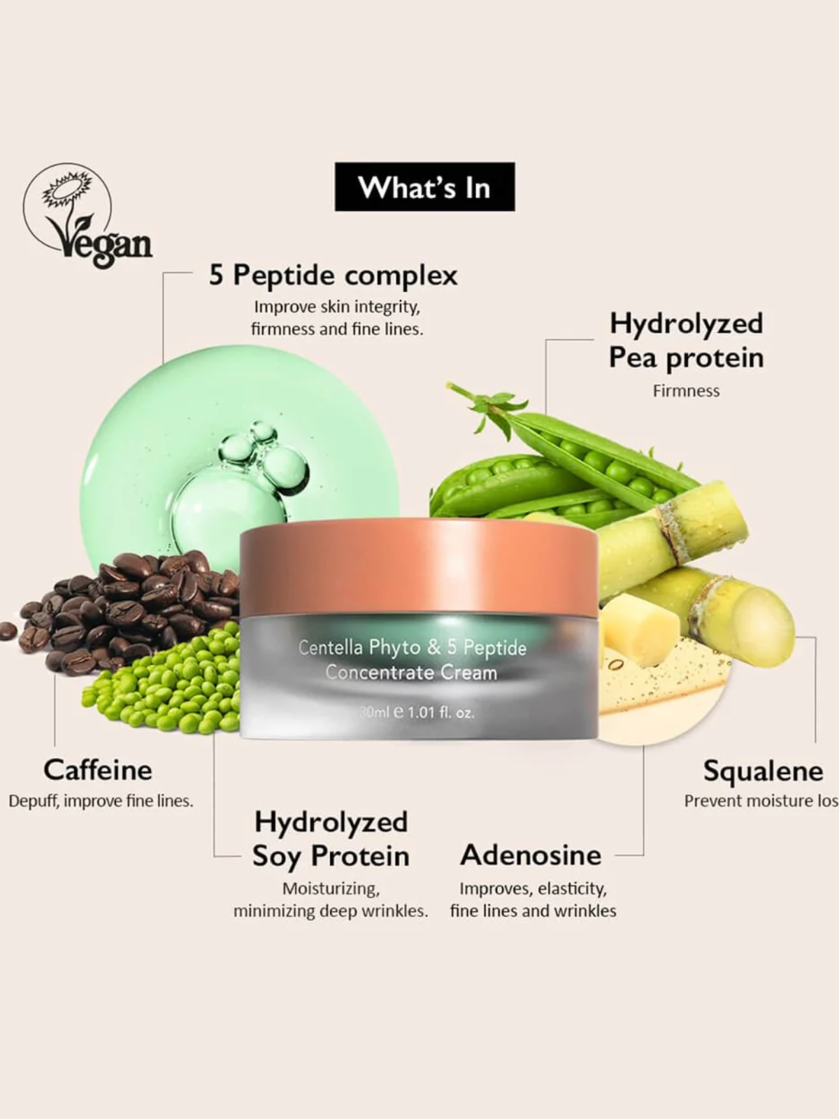 Centella Phyto & 5 Peptide Concentrate Cream