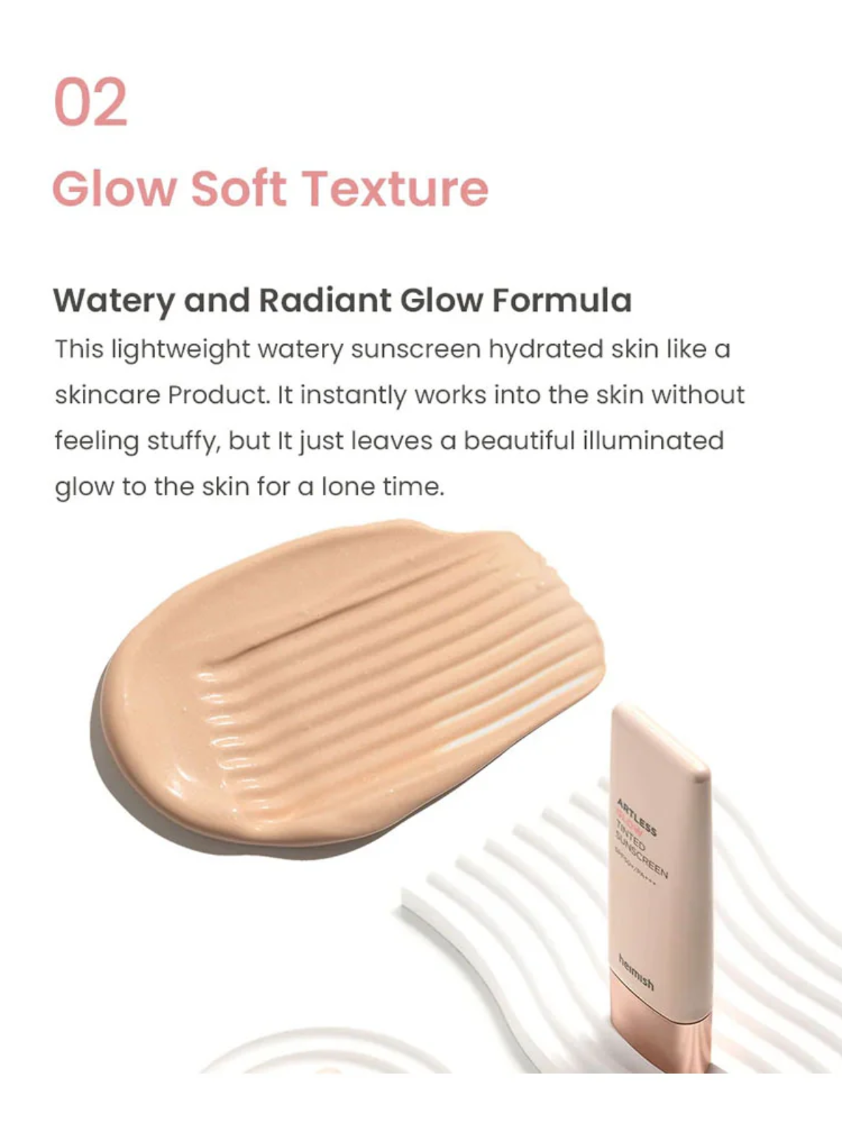 Artless Glow Tinted Sunscreen SPF50+ PA++++