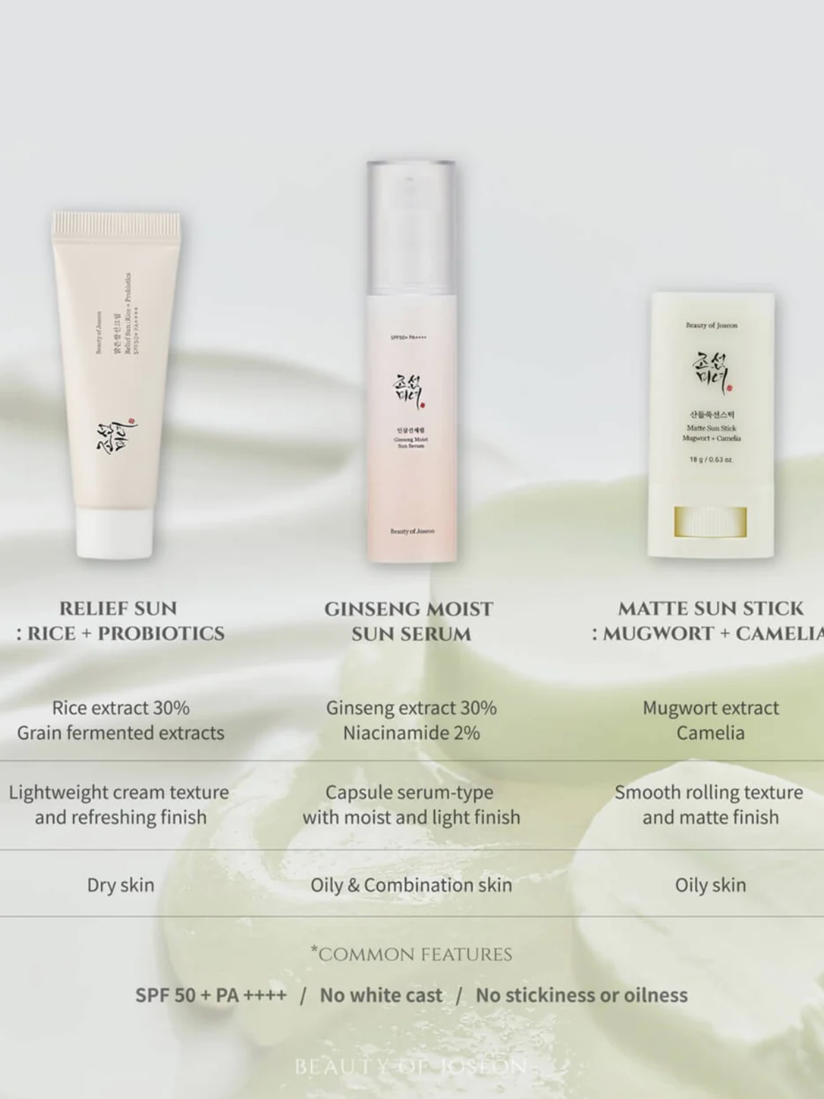 Matte Sun Stick Mugwart + Camilia (SPF 50+ PA++++)