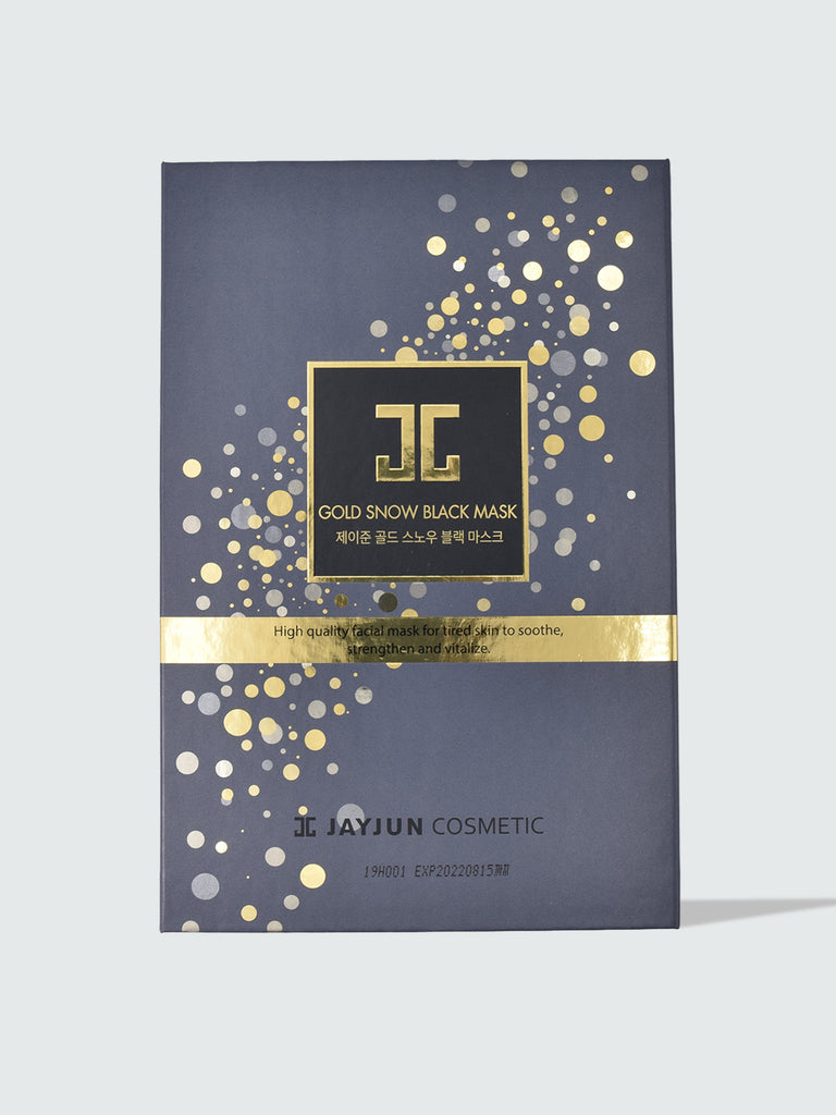 Jayjun gold snow black mask