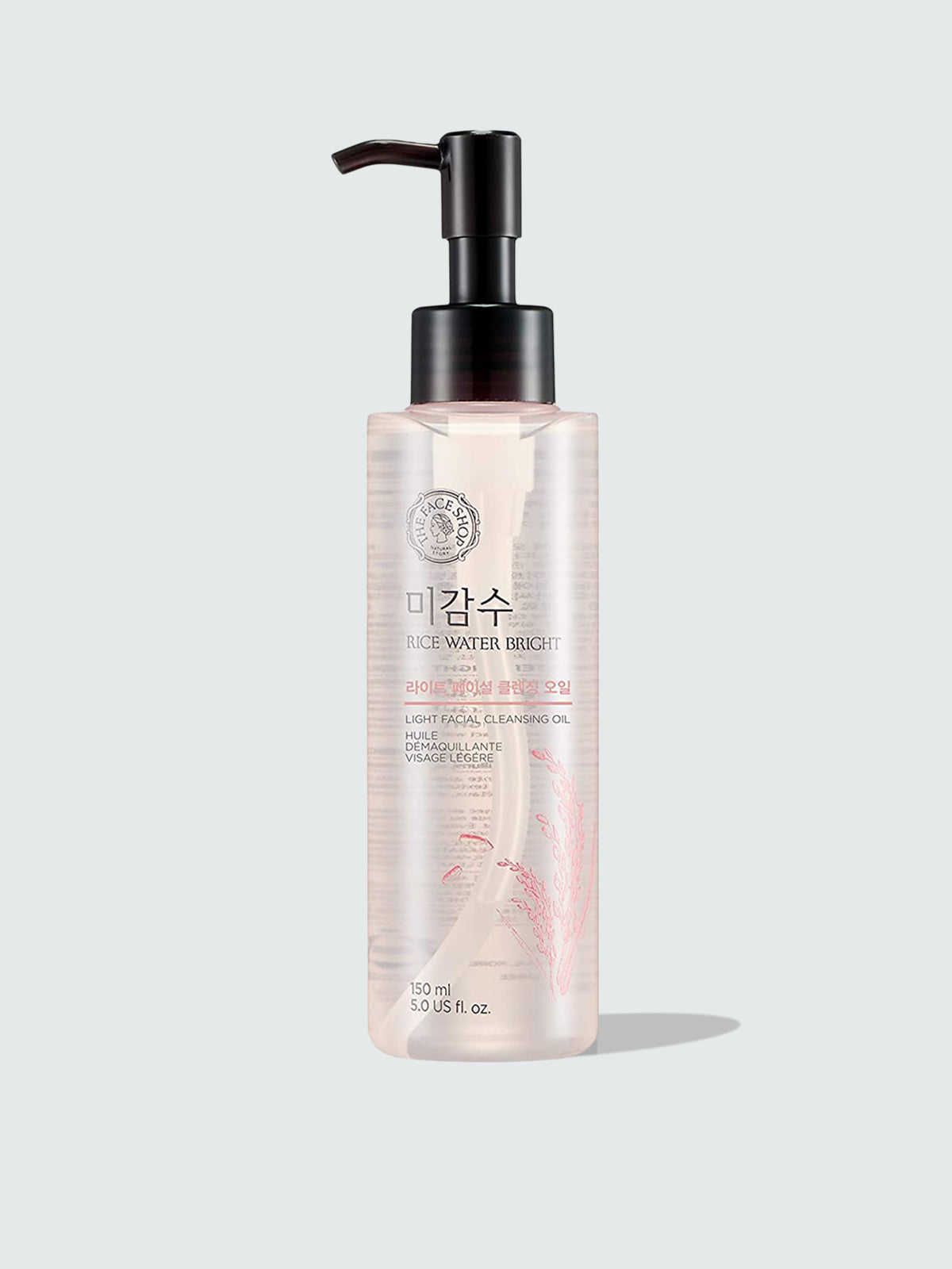 the face shop rice water bright light cleansing oil