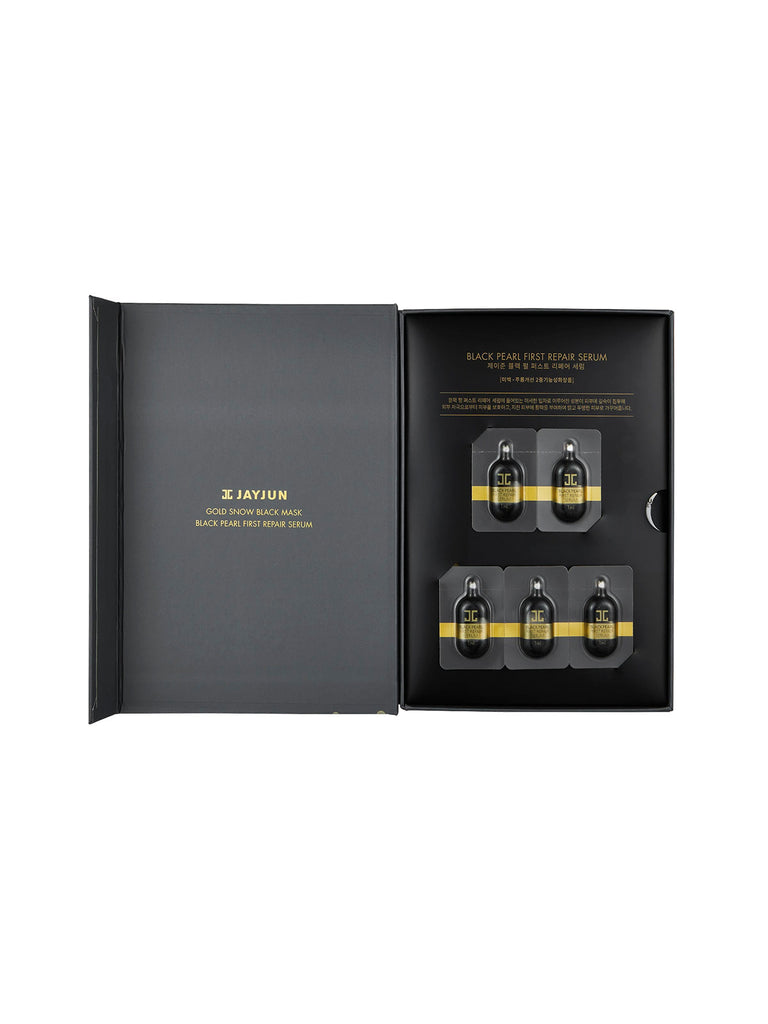 Jayjun gold snow black mask