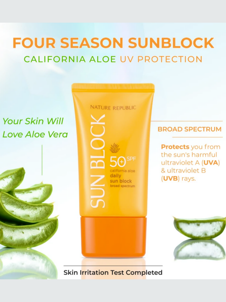 California Aloe Daily Moisture Sunblock SPF50+ PA++++