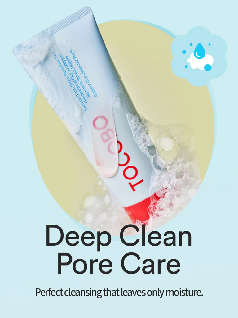Coconut clay cleansing foam
